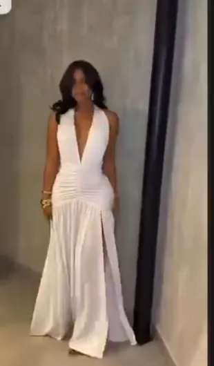 backless long dress