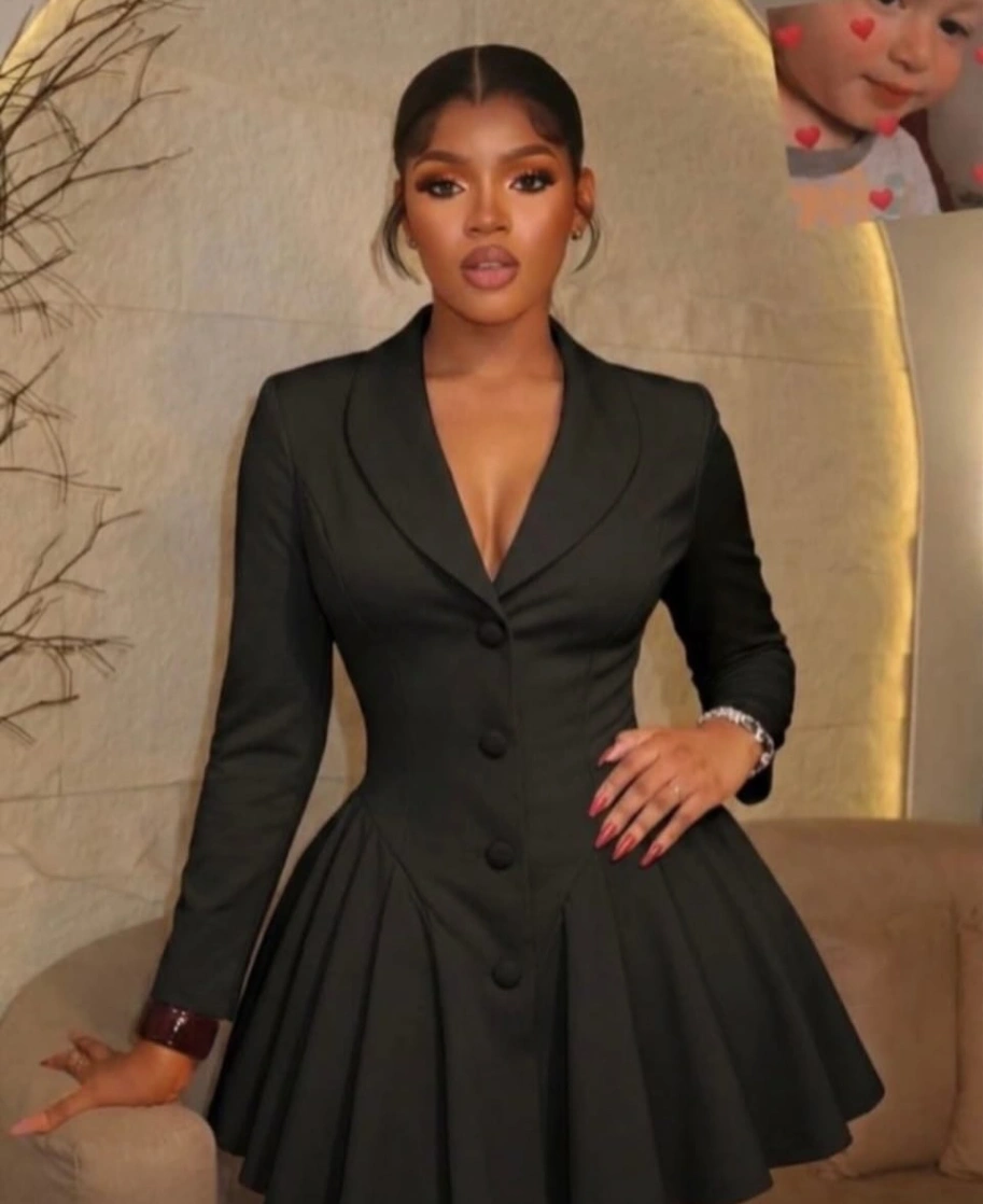 Boss Babe Pleated Mini Blazer Dress