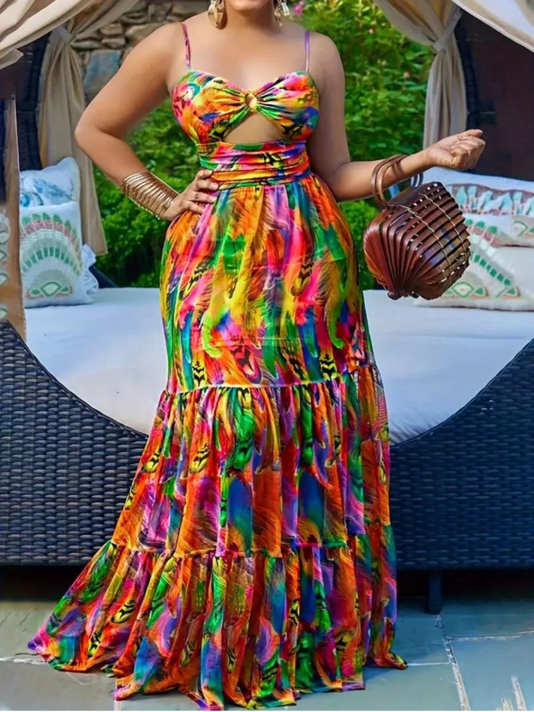 Floral dress elegant dress