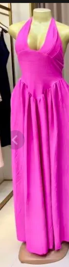 open back flow maxi