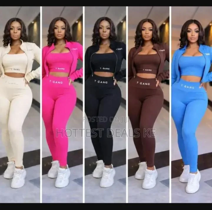 Sporty Ribbed Lounge Set