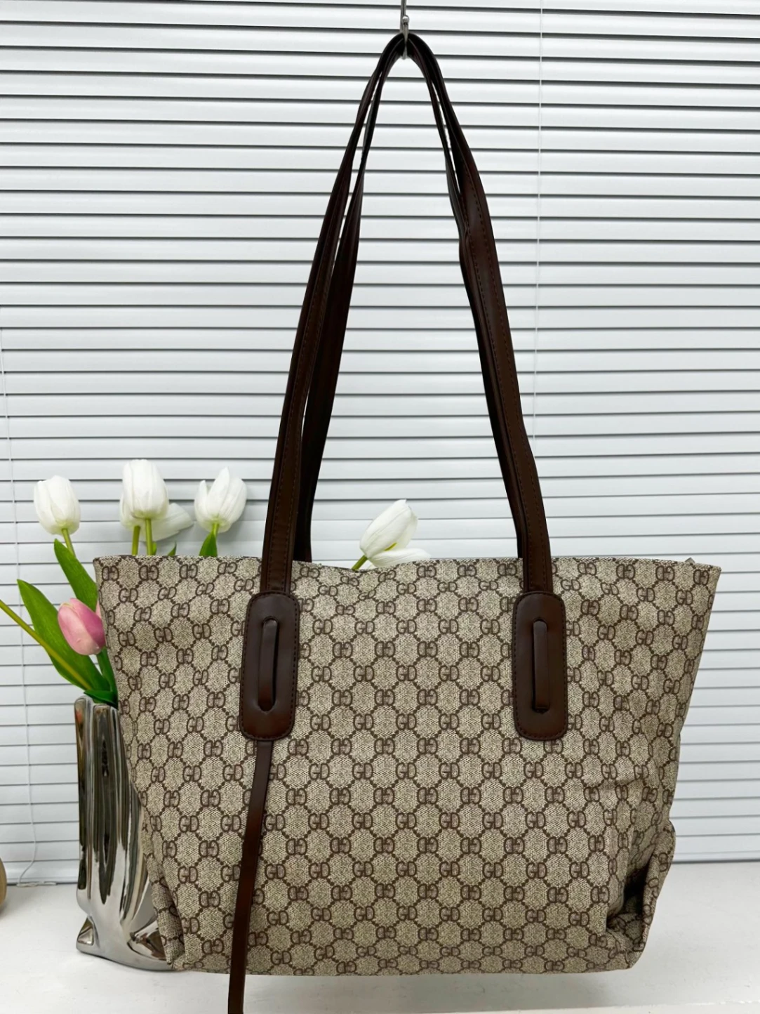 Womens Designer Inspired Patterned Shoulder Tote Bags