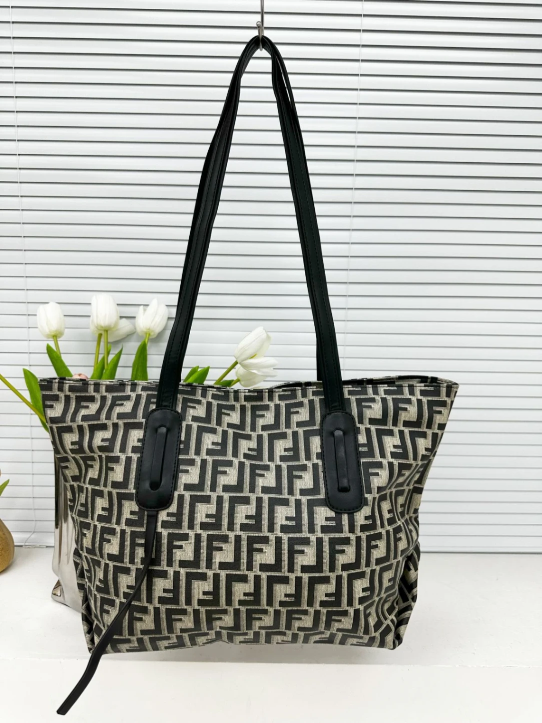 Womens Designer Inspired Patterned Shoulder Tote Bags